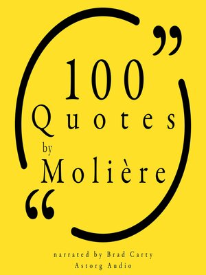 cover image of 100 Quotes by Molière